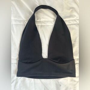 Black Halter Top
